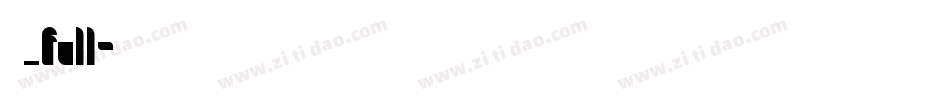 方正启体_full字体转换