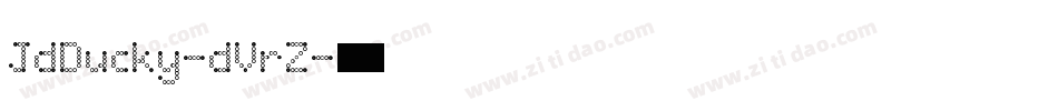 JdDucky-dVrZ字体转换