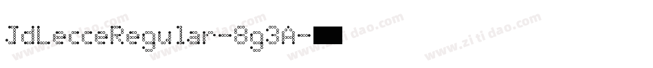 JdLecceRegular-8g3A字体转换