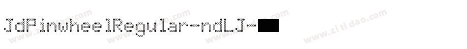 JdPinwheelRegular-ndLJ字体转换