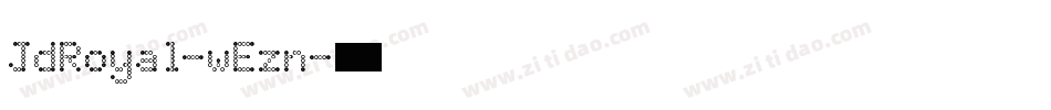JdRoyal-wEzn字体转换