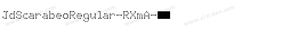 JdScarabeoRegular-RXmA字体转换
