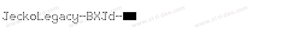 JeckoLegacy-BXJd字体转换