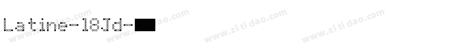 Latine-l8Jd字体转换
