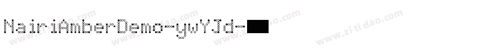 NairiAmberDemo-ywYJd字体转换