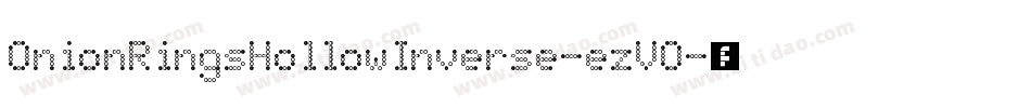 OnionRingsHollowInverse-ezVO字体转换