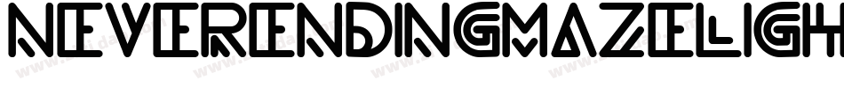 NeverEndingMazeLight-BE05字体转换