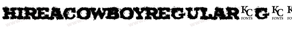 HireACowboyRegular-g94Y字体转换