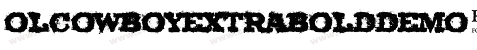 OlCowboyExtraboldDemo-yXae字体转换