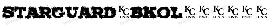 StarGuard-BKOl字体转换
