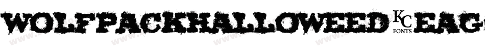 WolfpackHalloweed-EaGOl字体转换