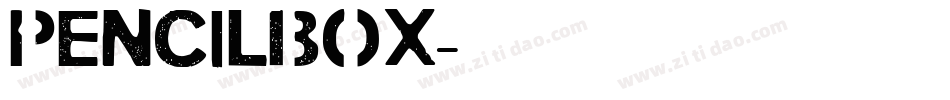 PencilBox字体转换