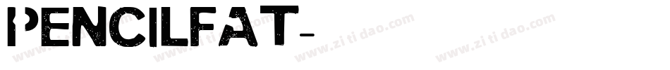 PencilFat字体转换