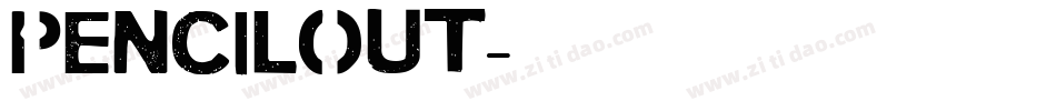 PencilOut字体转换