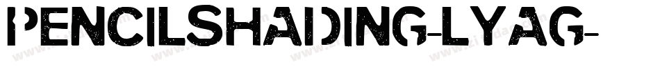 PencilShading-LyAG字体转换