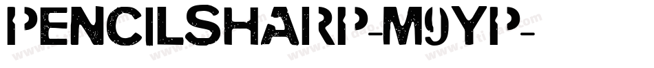 PencilSharp-M9Yp字体转换