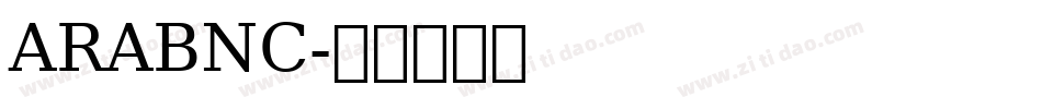 ARABNC字体转换