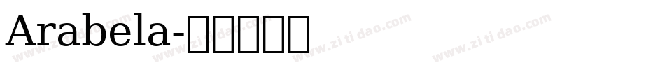 Arabela字体转换