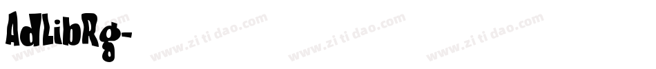 AdLibRg字体转换