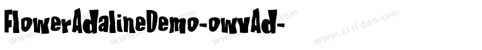 FlowerAdalineDemo-owvAd字体转换