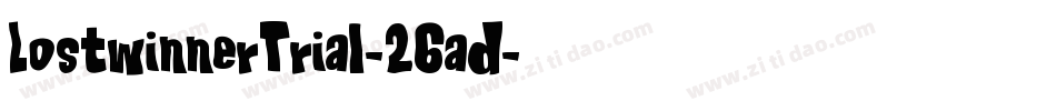 LostwinnerTrial-26ad字体转换