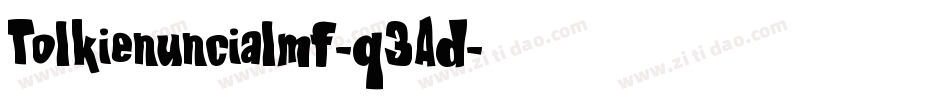 Tolkienuncialmf-q3Ad字体转换