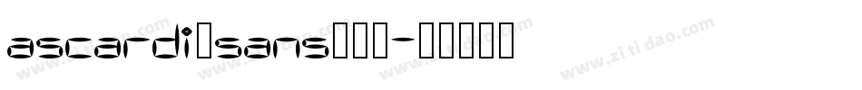 ascardi_sans转换器字体转换
