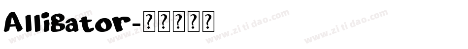 Alligator字体转换