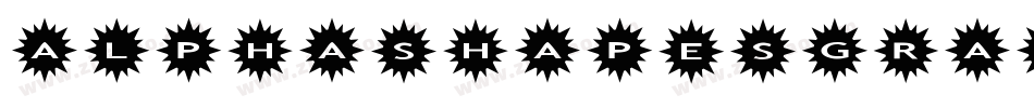 AlphashapesGravestones3-8alA字体转换
