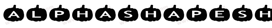 AlphashapesHearts-YE1L字体转换