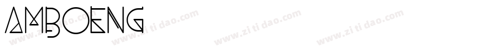 Amboeng字体转换