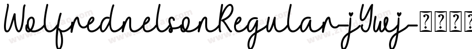 WolfrednelsonRegular-jYwj字体转换