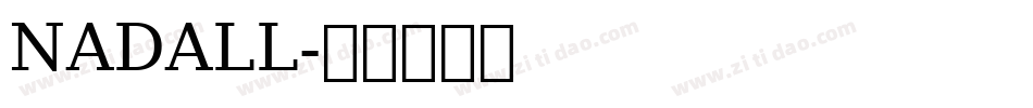NADALL字体转换