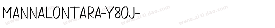 Mannalontara-Y8Oj字体转换 Mannalontara-Y8Oj字体转换