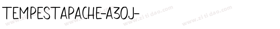 TempestApache-a3OJ字体转换