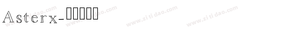 Asterx字体转换
