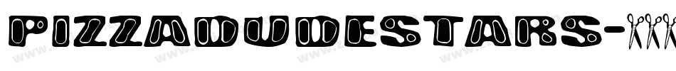 PIZZADUDESTARS字体转换