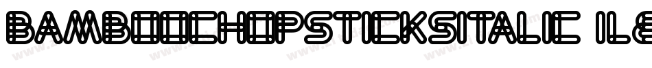 BambooChopsticksItalic-1L8v字体转换