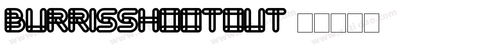 BurrisShootOut字体转换