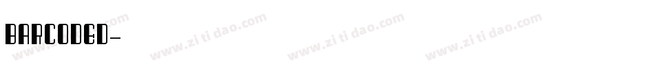 barcoded字体转换