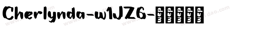 Cherlynda-w1JZ6字体转换