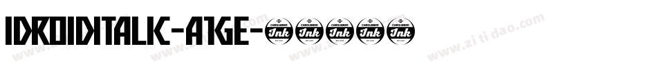 IdroidItalic-a1GE字体转换