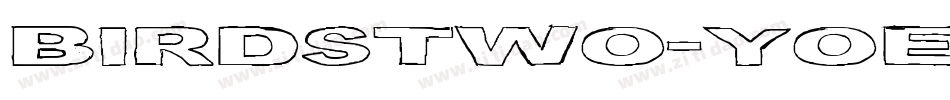 BirdsTwo-YOe2字体转换