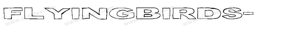 FlyingBirds字体转换