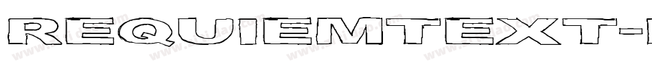 RequiemText-HTF-Roman字体转换