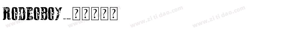 Rodeoboy字体转换
