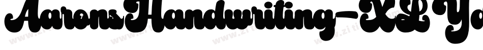 AaronsHandwriting-XLYd字体转换