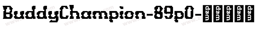 BuddyChampion-89p0字体转换