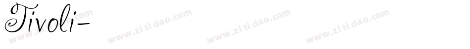Tivoli字体转换
