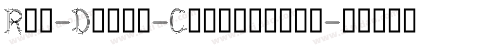 Red-Dwarf-Characters字体转换